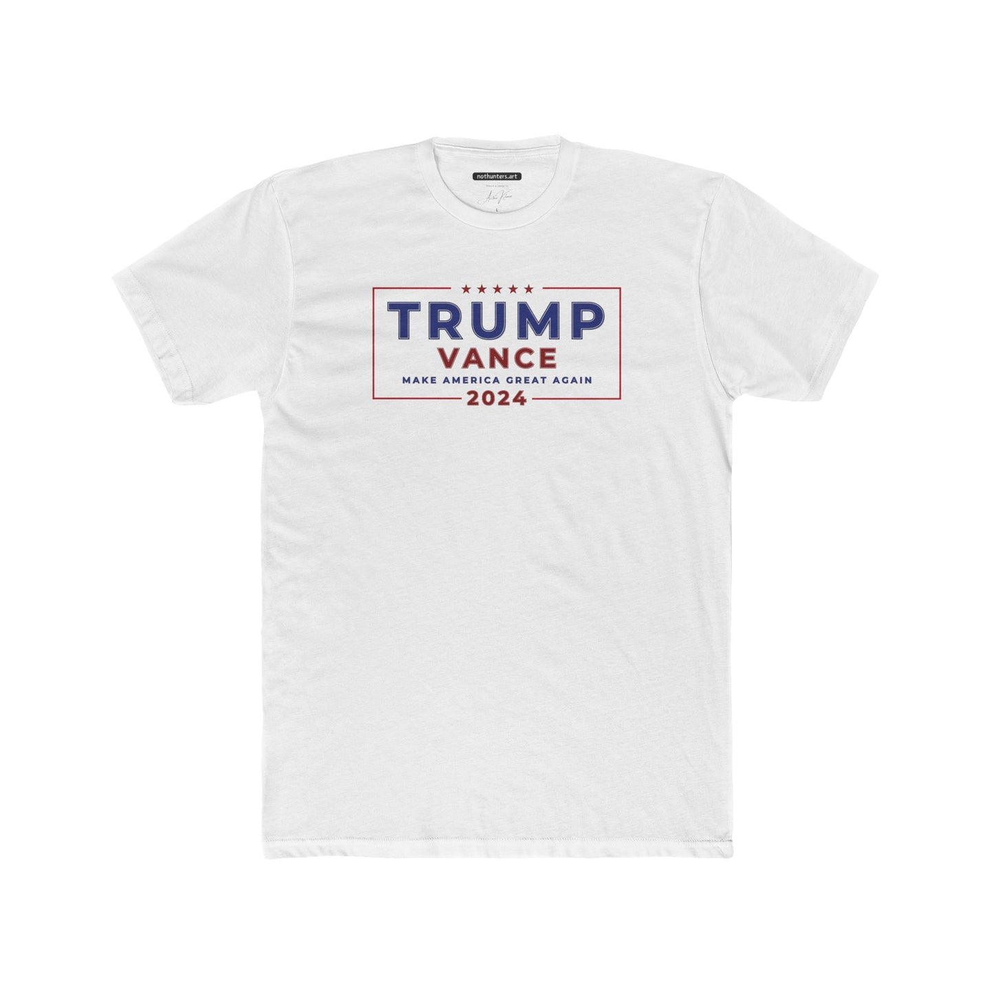 "TRUMP VANCE 2024", Unisex Cotton Crew Tee - Collectible History