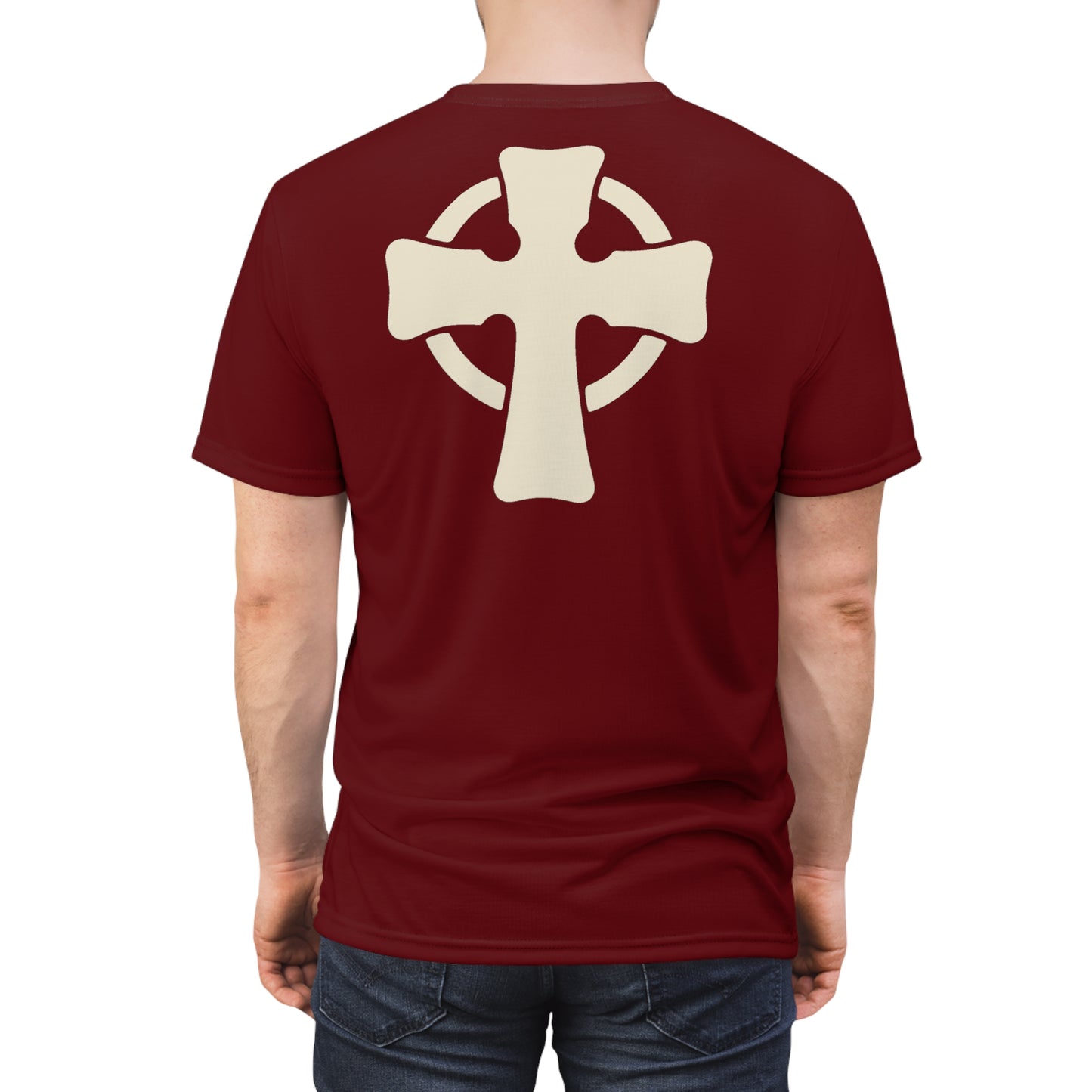 "Retro Jesus", Unisex T-shirt (Palladius Red)
