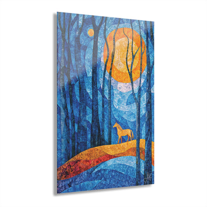 "Bathing in Early Morning's Light", Fine Art Acrylic Wall Prints (French Cleat Hanging)