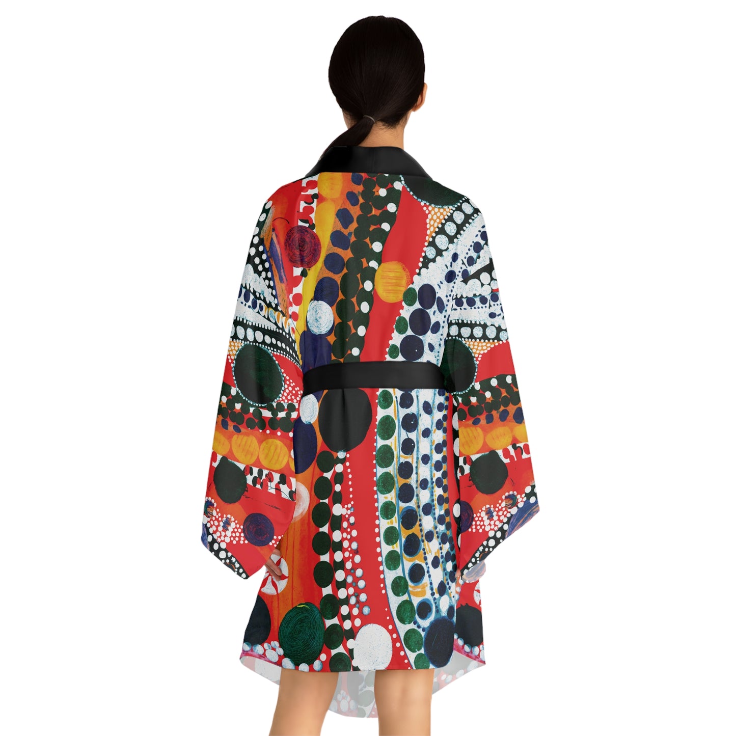 "Abstract 71", Long Sleeve Kimono Robe