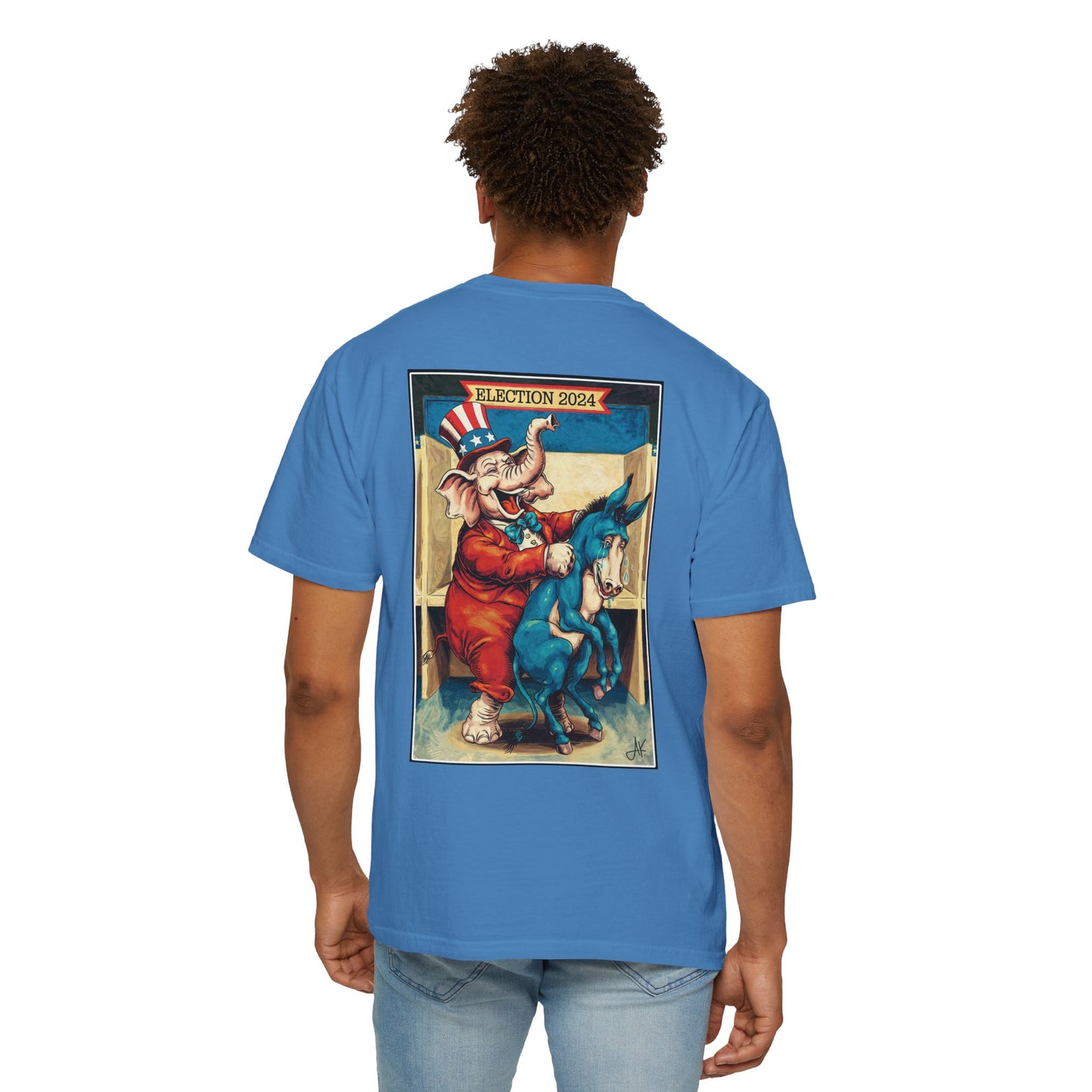"MAGA Spanked the Donkeys 2024", Unisex T-shirt (Light Colors)