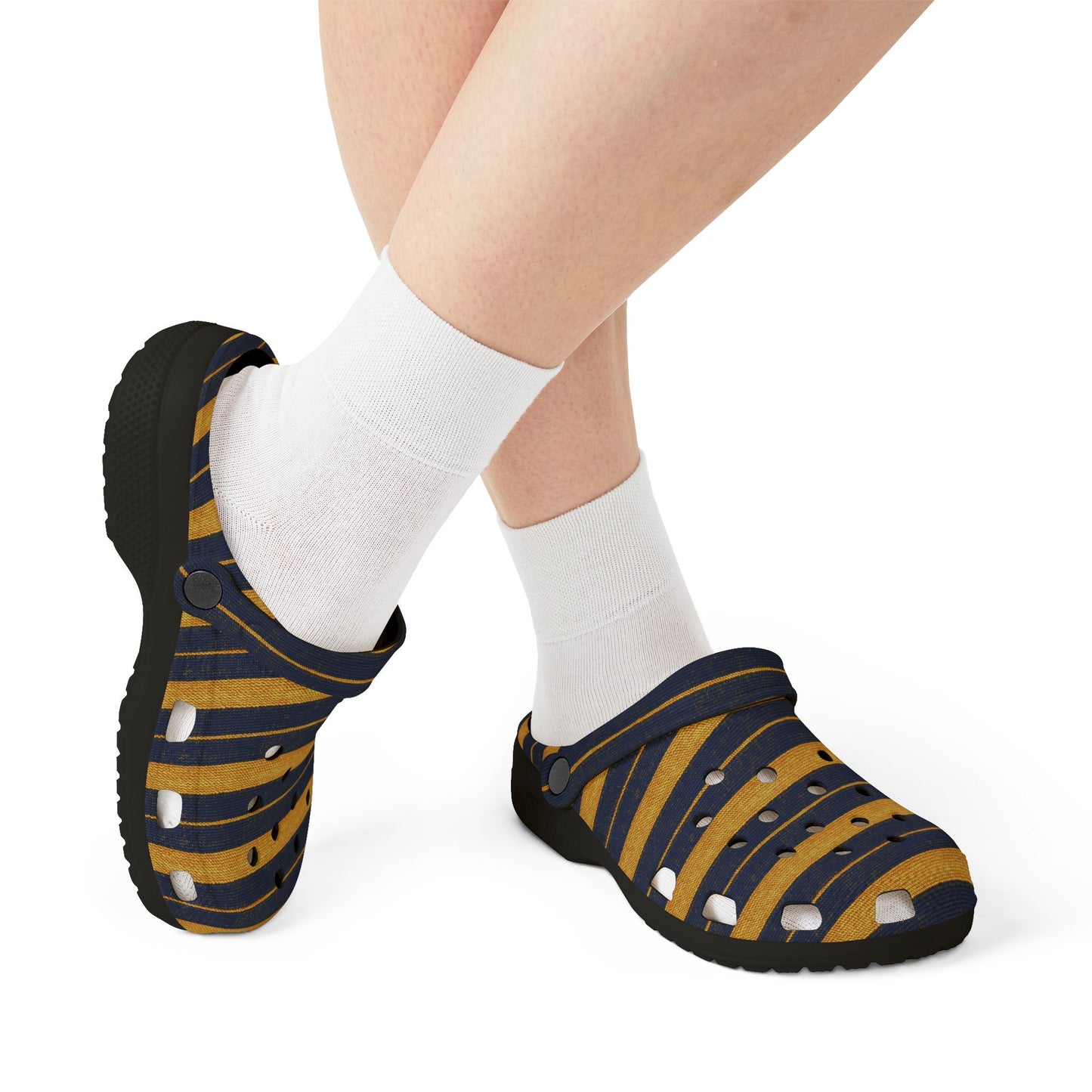 "Golden Ensign", Foam Rubber Clogs