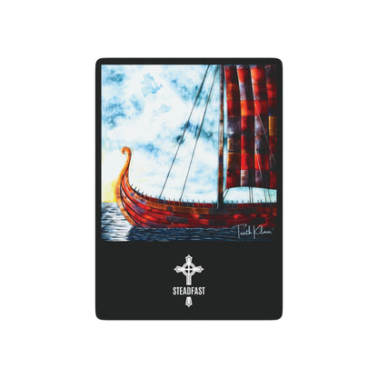 "Patched Over", Fine Art Playing Cards (Void Black)