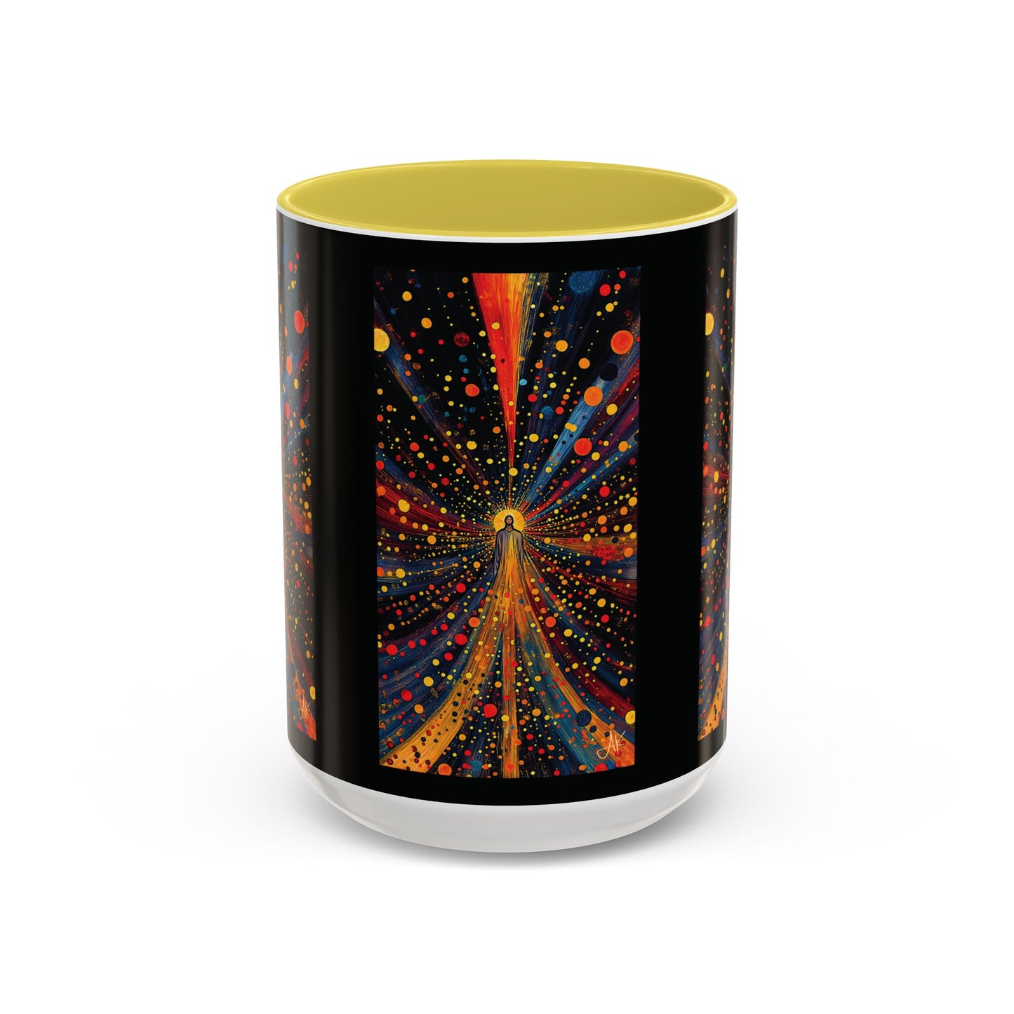"Illuminated by Grace - 2 Corinthians 4:6", Colorful Mugs (11oz & 15oz)