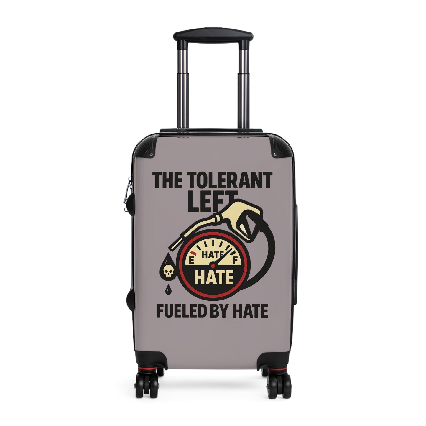 "The Tolerant Left", Suitcase (Walkway Pink Grey)