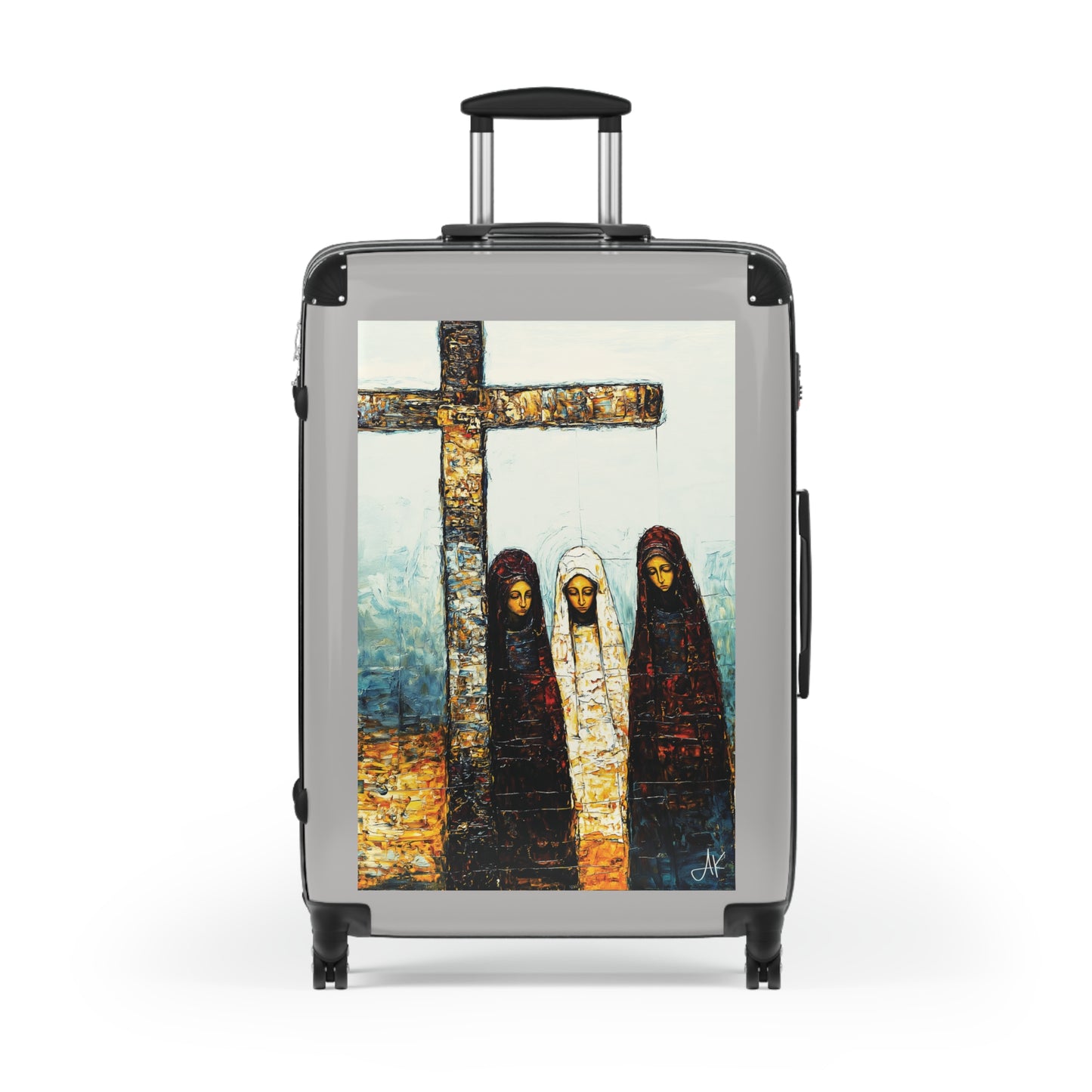 "At-the-Foot of the Cross - John 19:25", Suitcases (Light Grey)