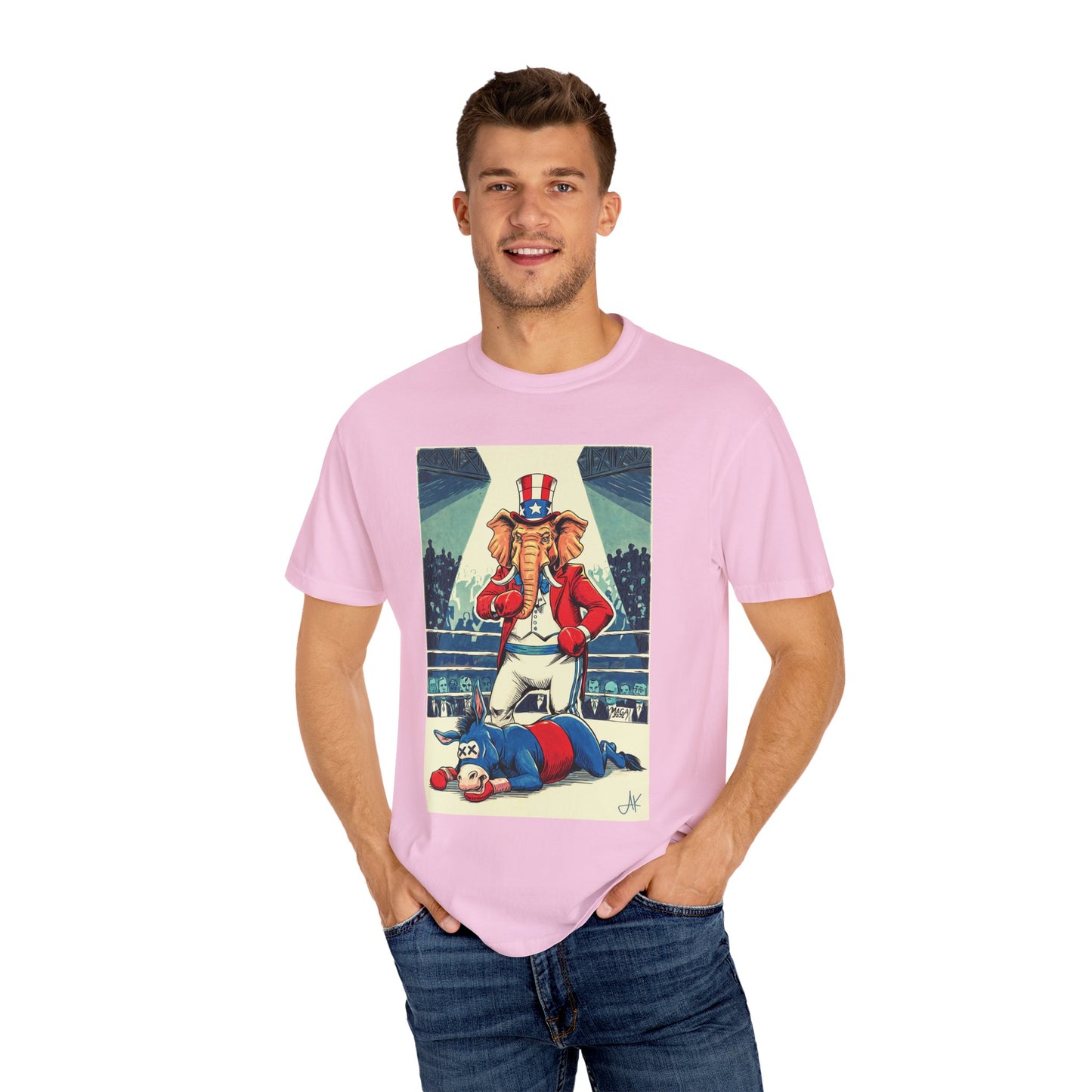 "Brutal Woke Knockout 2024", Unisex T-shirt (Light Colors)