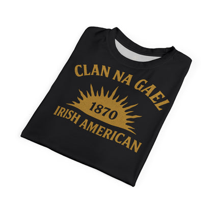 "Clan na Gael - Irish American", Unisex T-shirt (Raven Black)