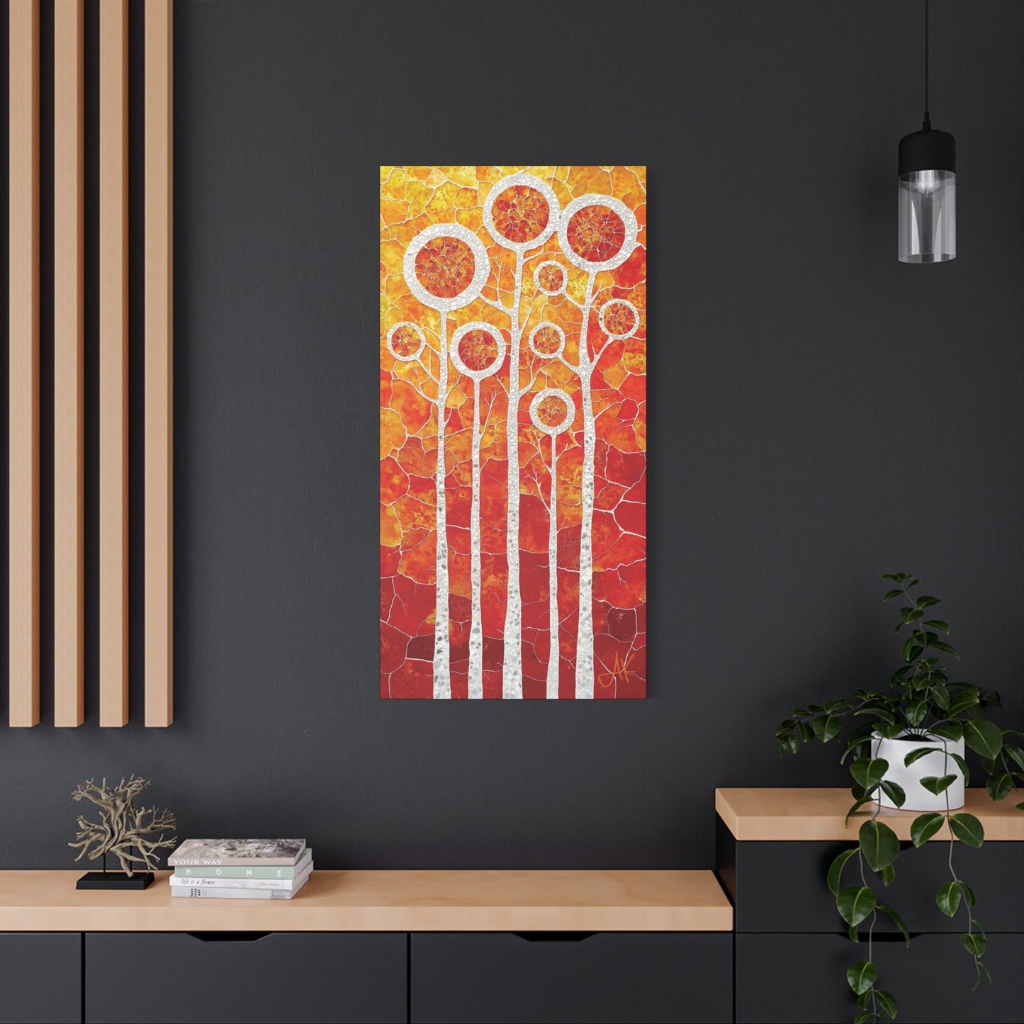 "Solar Grove", Fine Art Matte Canvas, Stretched, 1.25"