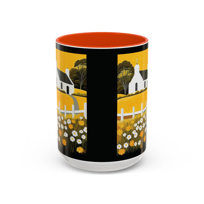 "Eaglais a’ Bhuidhe (Gaelic) - The Church of Golden Hope (English)", Colorful Mugs (11oz & 15oz)