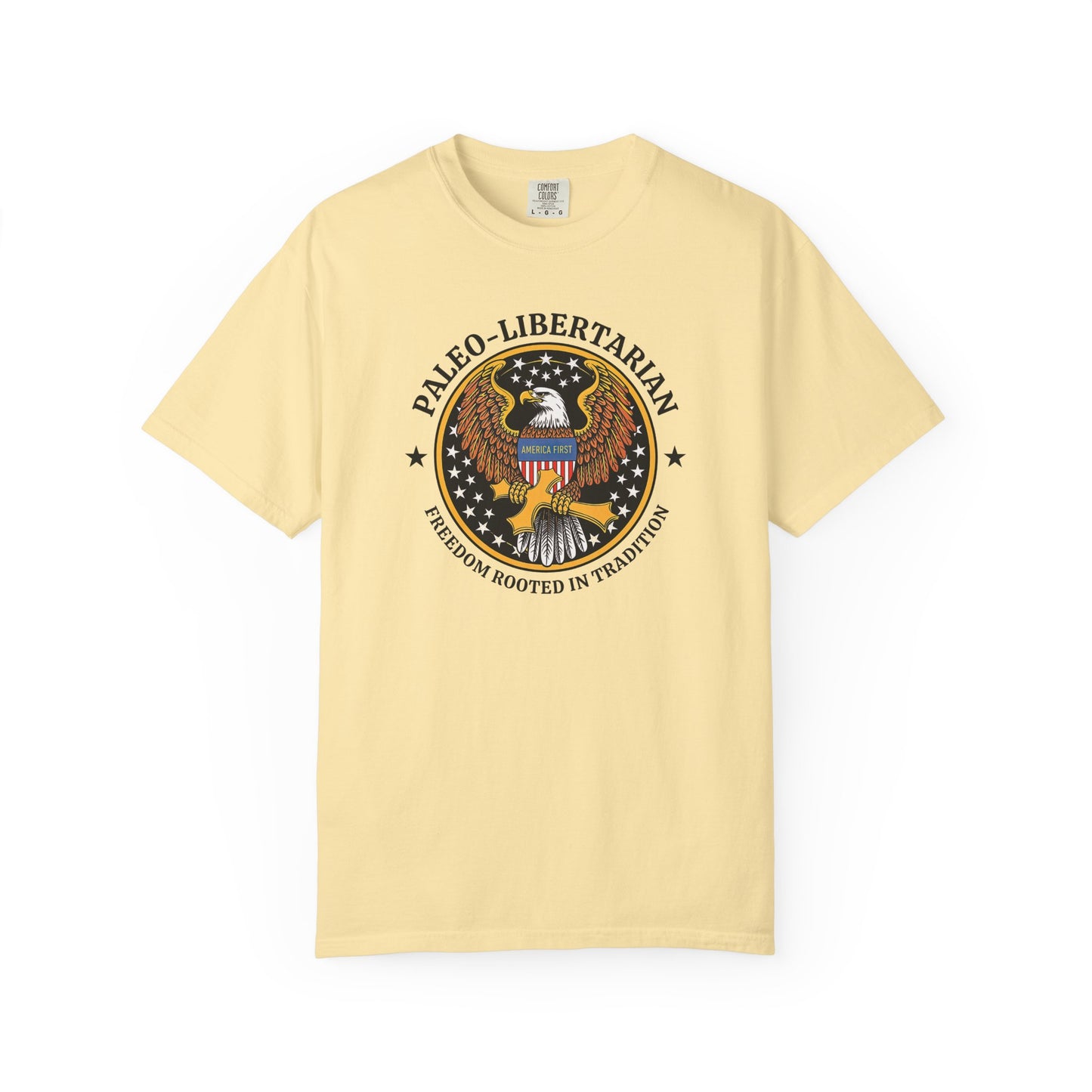 "Paleo-Libertarian" #01, Unisex T-shirt (Light Colors)