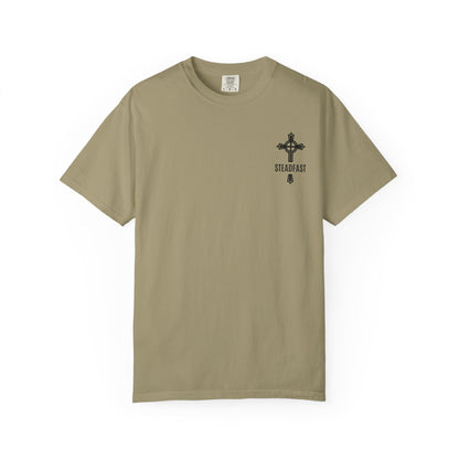 "Steadfast Cross in Black", Unisex T-shirt