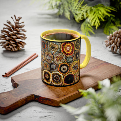 "Every Detail, His Design", Colorful Mugs (11oz, 15oz)