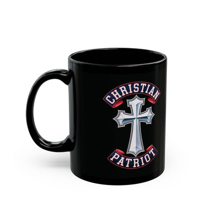 "Christian Patriot" #02, Black Mug (11oz & 15oz)