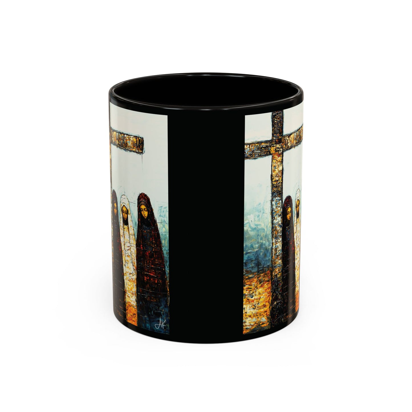 "At-the-Foot of the Cross - John 19:25", Colorful Mugs (11oz & 15oz)