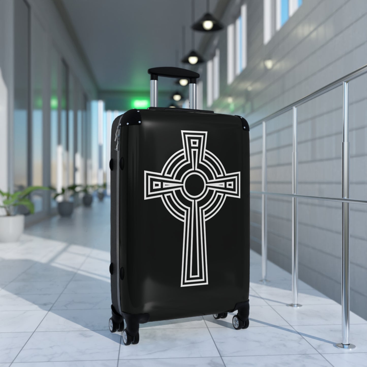 "A Simple High Cross", Suitcases (Black)