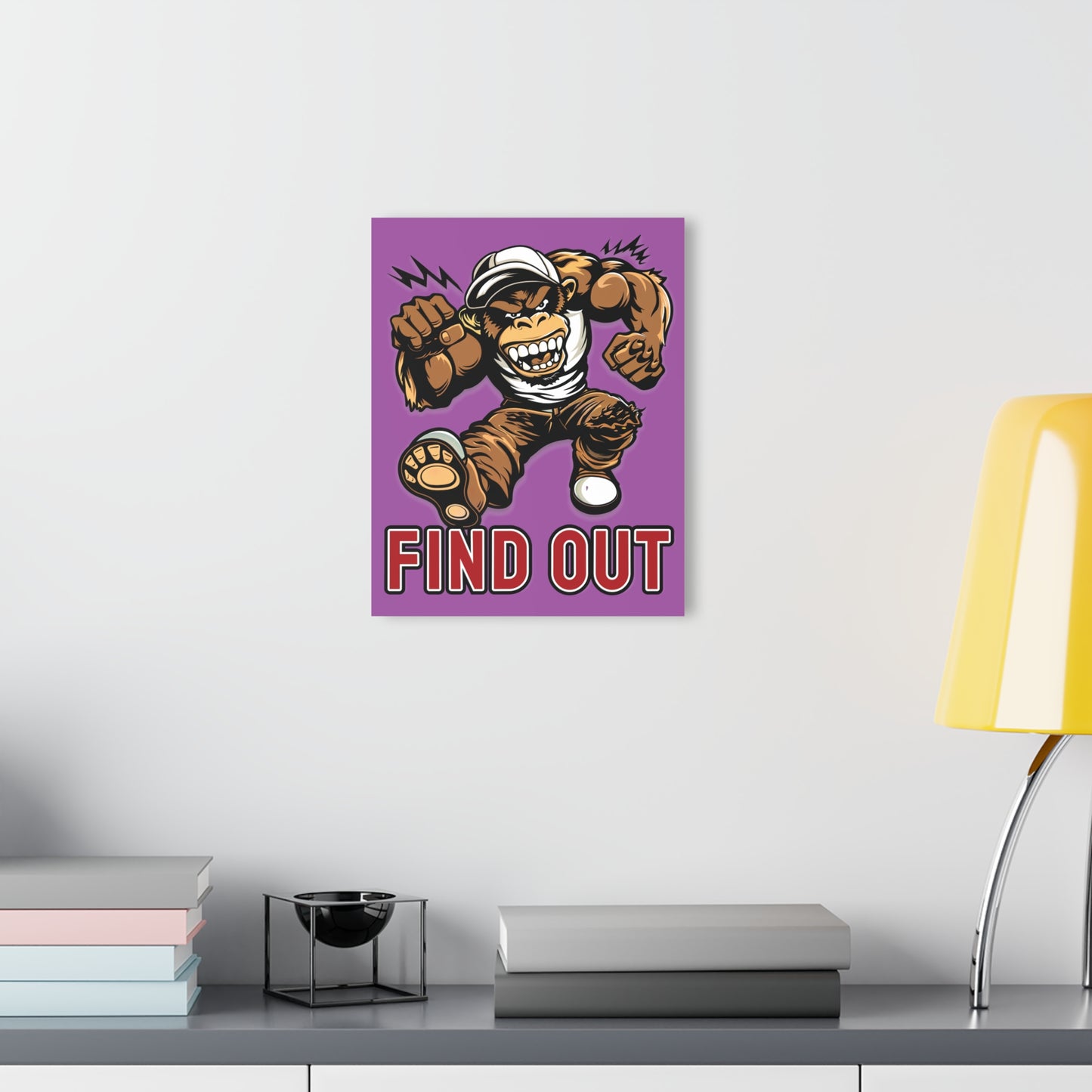 "Find Out", Acrylic Wall Prints (French Cleat Hanging) (Violet Benediction)