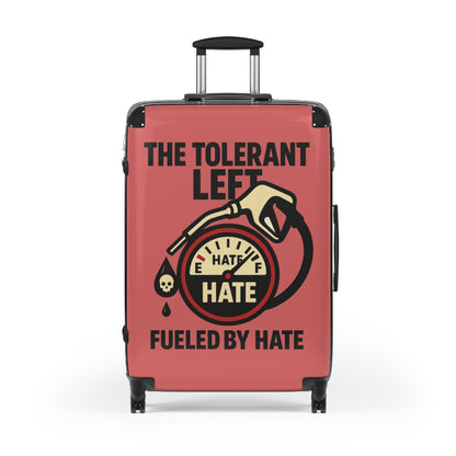 "The Tolerant Left", Suitcase (Faded Cherry)