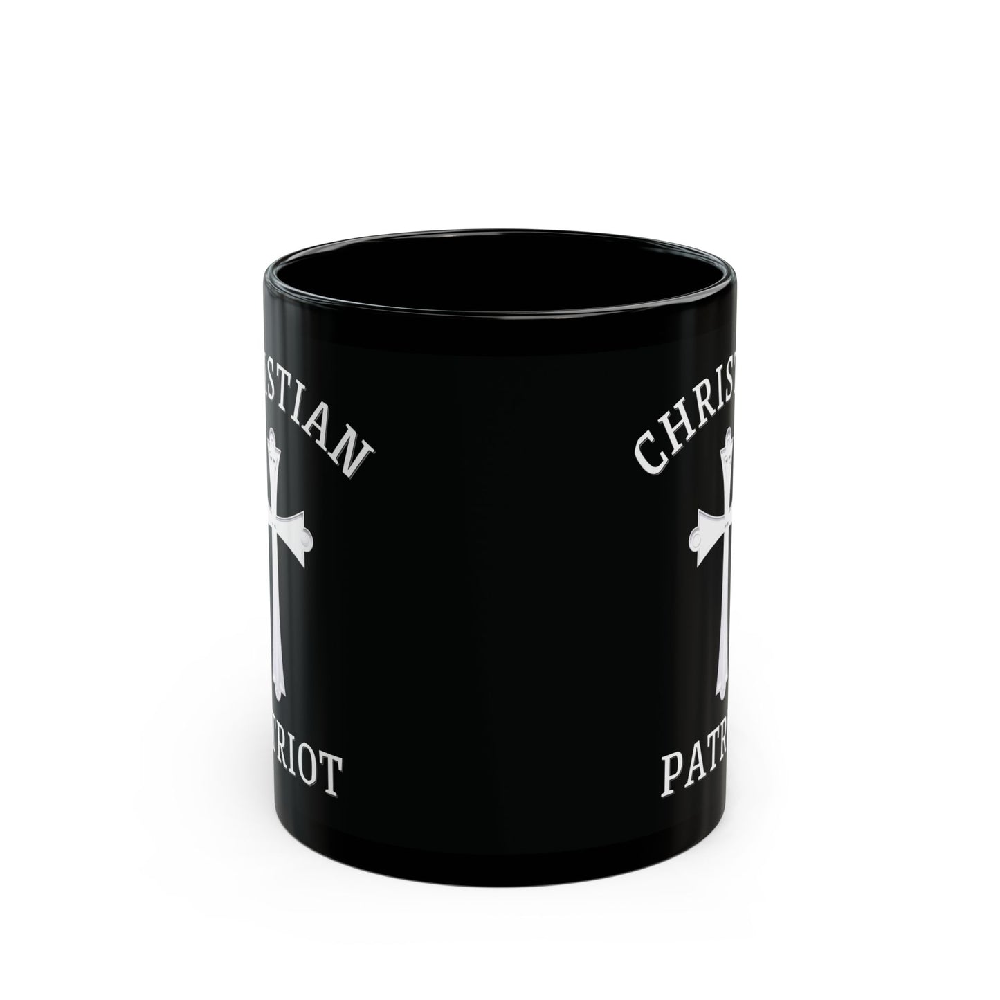 "Christian Patriot" #04, Black Mug (11oz & 15oz)