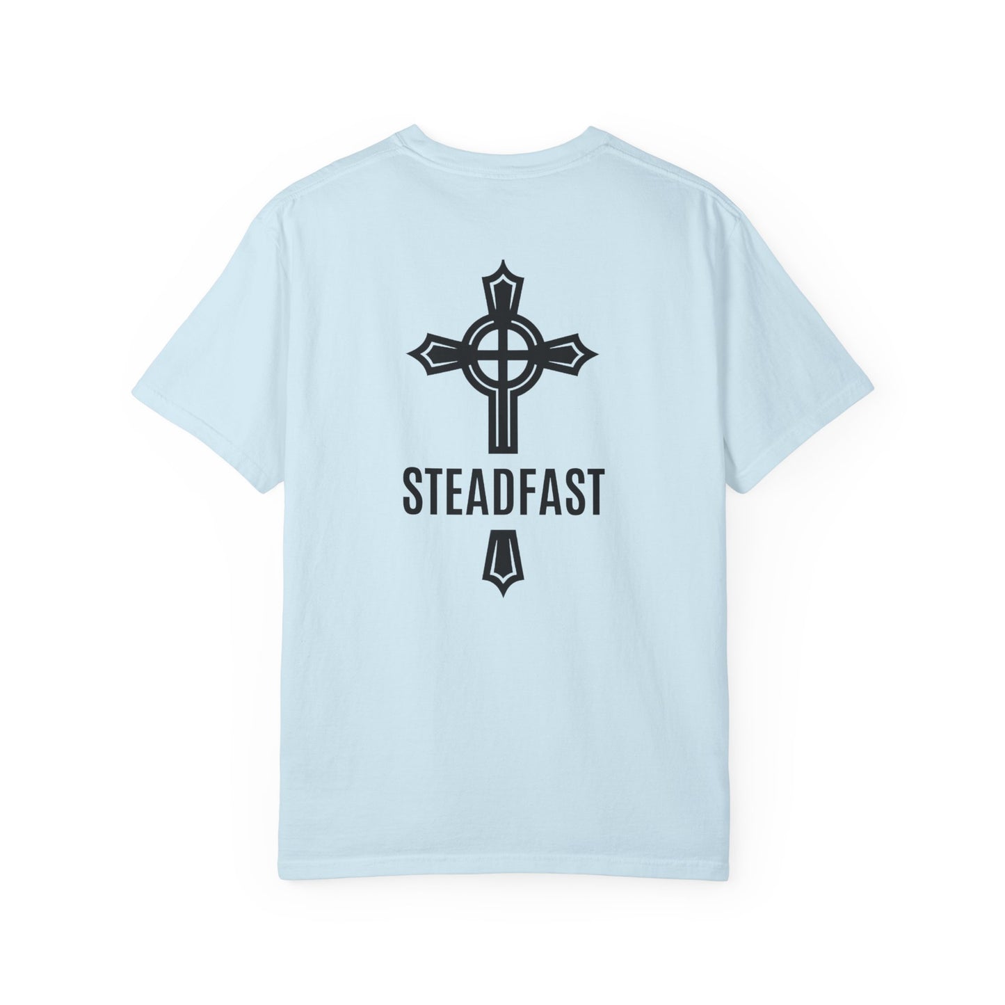 "Steadfast Cross in Black", Unisex T-shirt
