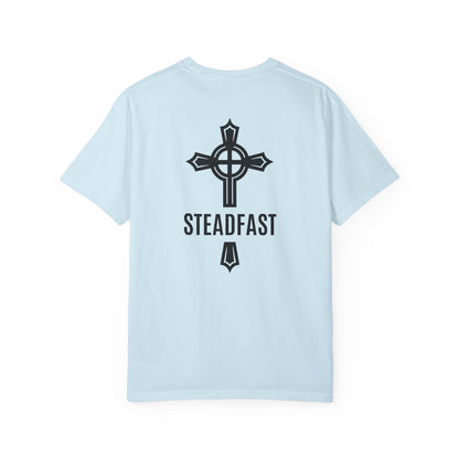 "Steadfast Cross in Black", Unisex T-shirt