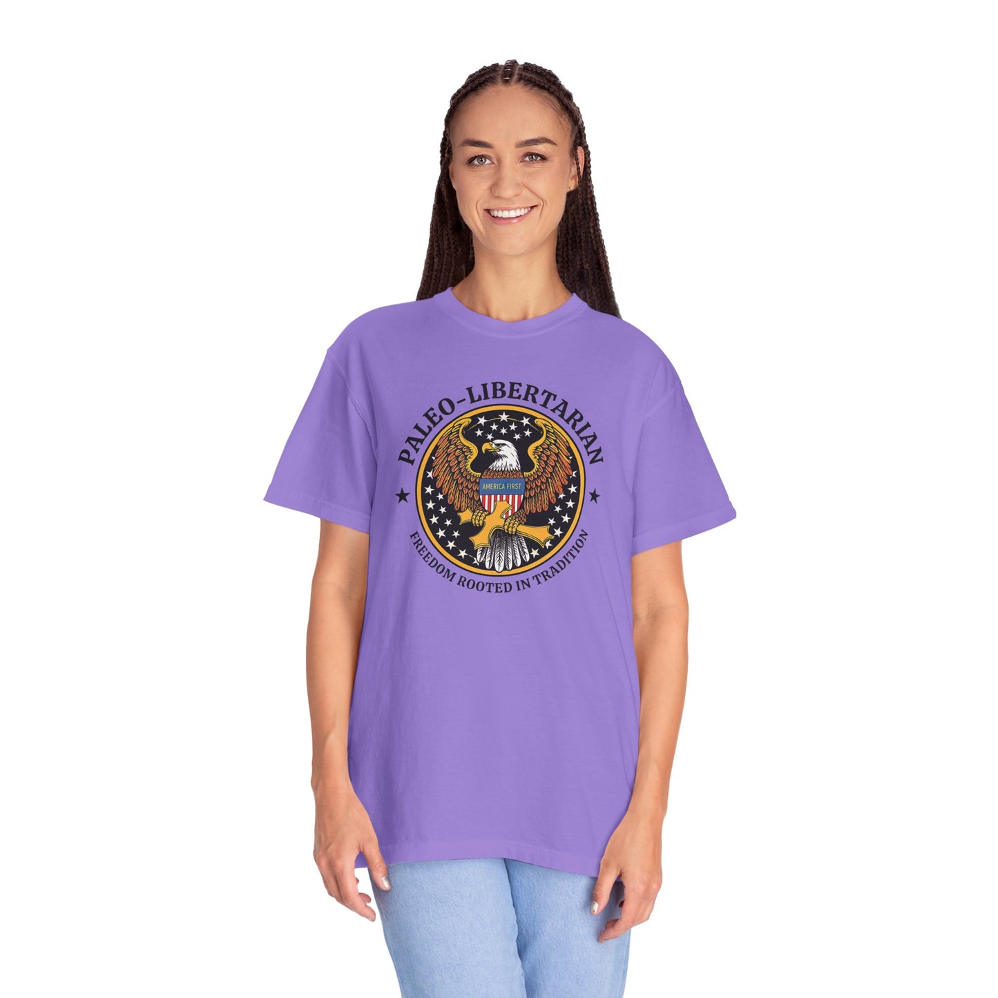 "Paleo-Libertarian" #01, Unisex T-shirt (Light Colors)