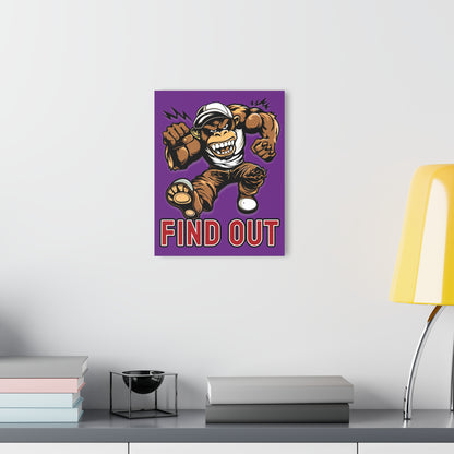 "Find Out", Acrylic Wall Prints (French Cleat Hanging) (Vesper Violet)