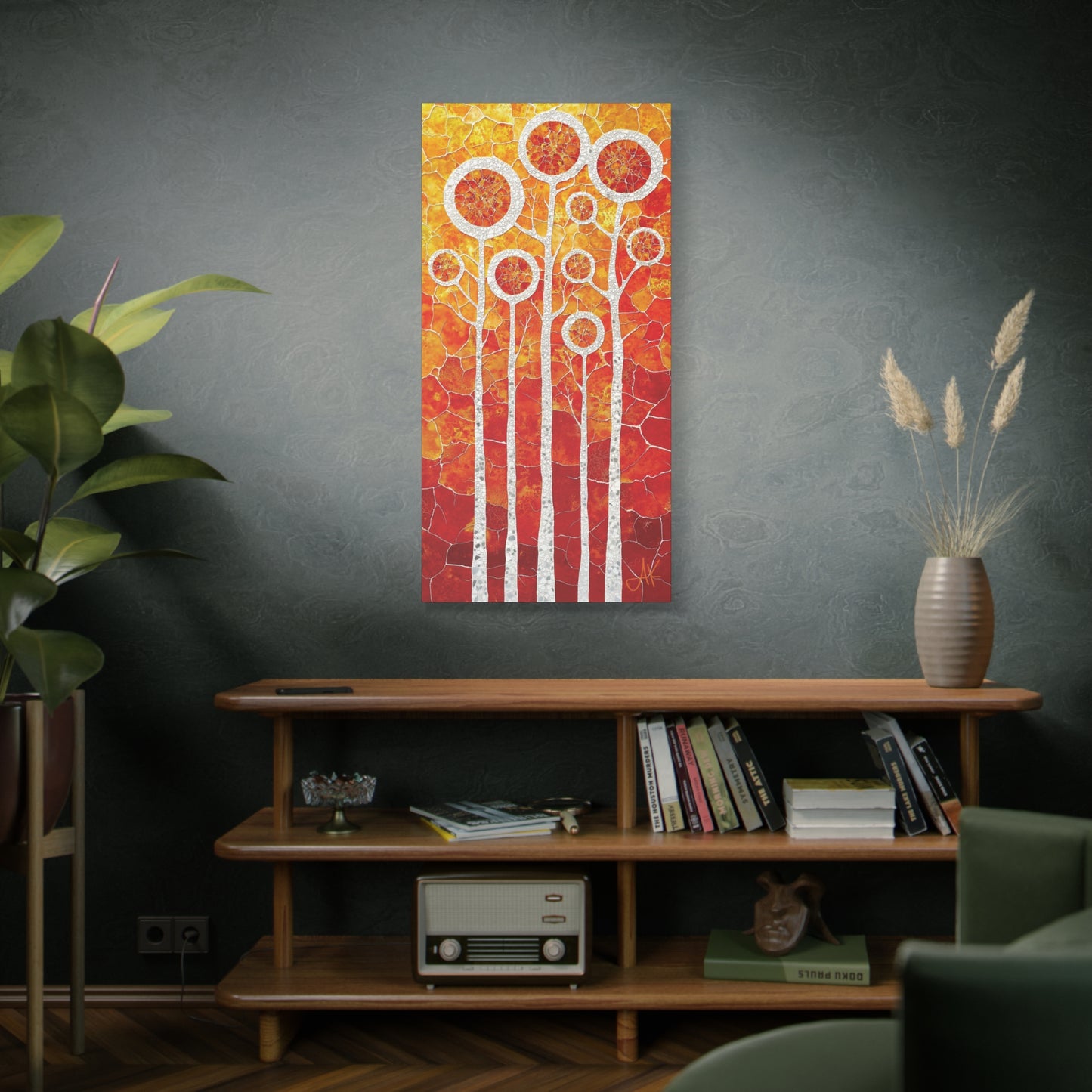 "Solar Grove", Fine Art Matte Canvas, Stretched, 1.25"