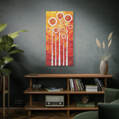 "Solar Grove", Fine Art Matte Canvas, Stretched, 1.25"