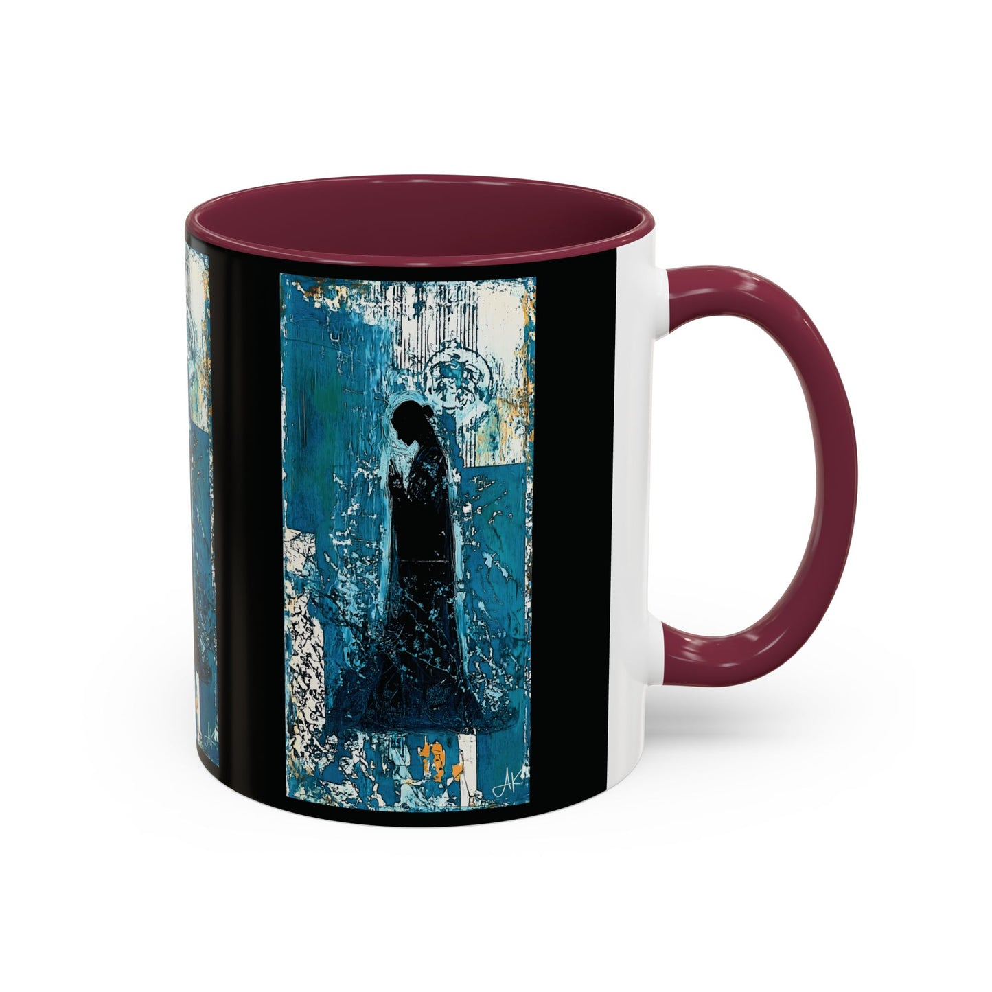 "Behold the Handmaid - Luke 1:38", Colorful Mugs (11oz, 15oz)