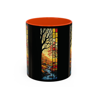 "Realization at 5", Colorful Mugs (11oz, 15oz)