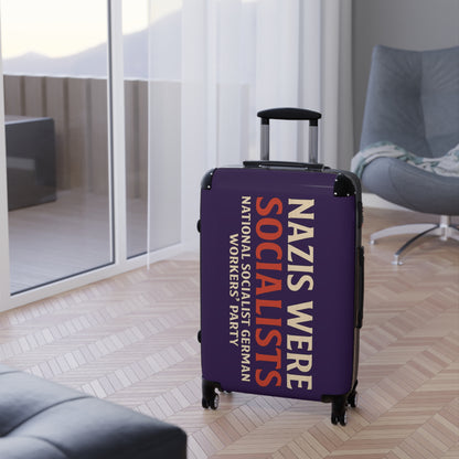 "Nazis were Socialists", Suitcase (Russian Violet)