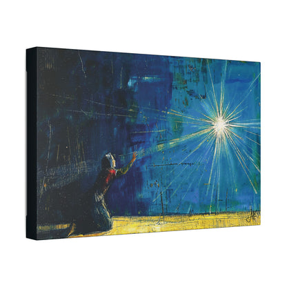 "Miraculous Connection", Stretched Classic Canvas Fine Art Print