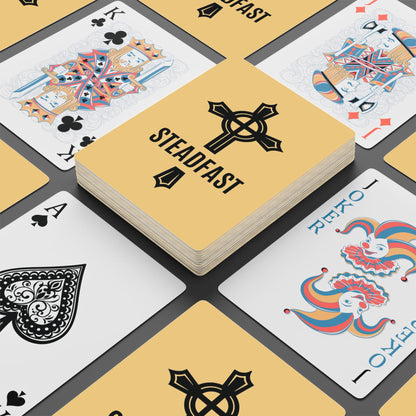 "Steadfast Cross", Christian Playing Cards (Zesty Custard)