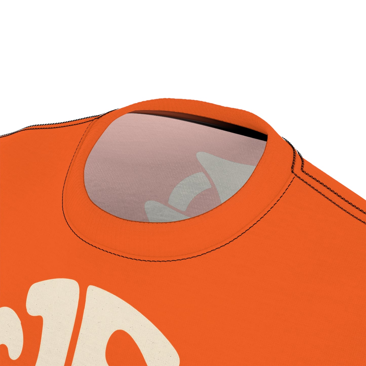 "Retro Jesus", Unisex T-shirt (Vivid Orange)