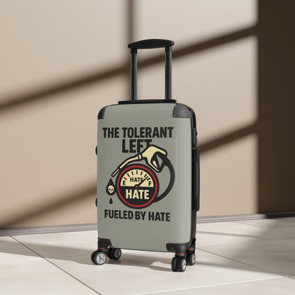 "The Tolerant Left", Suitcase (Deep Seagrass Grey)