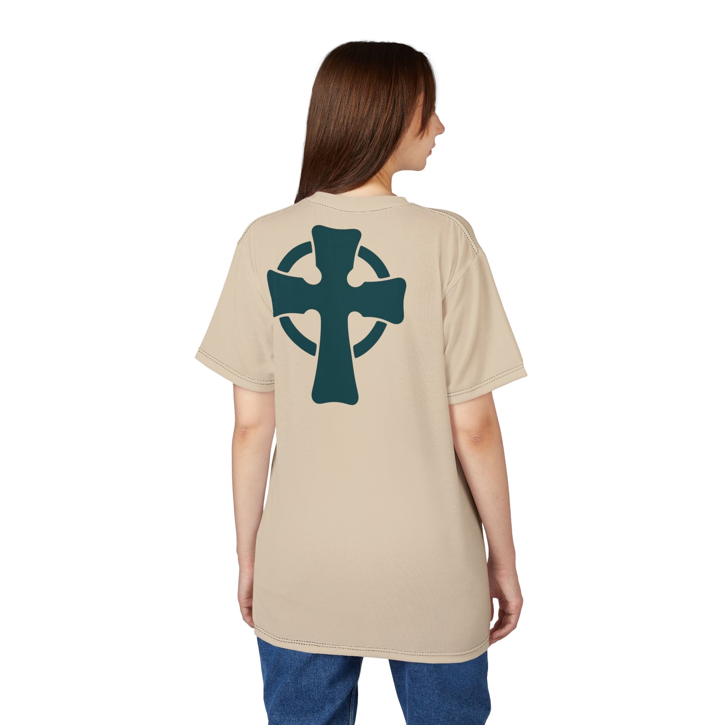 "Retro Jesus", Unisex T-shirt (Antique Parchment)