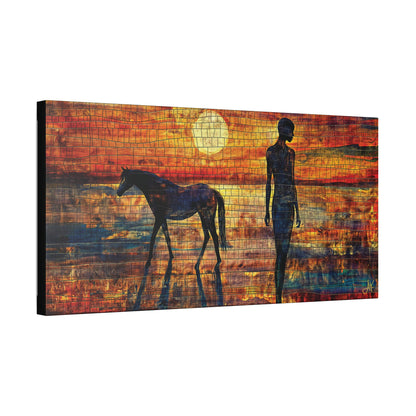 "Turas & Solas (Gaelic); Journey & Light (English)", Stretched Classic Canvas Fine Art Print