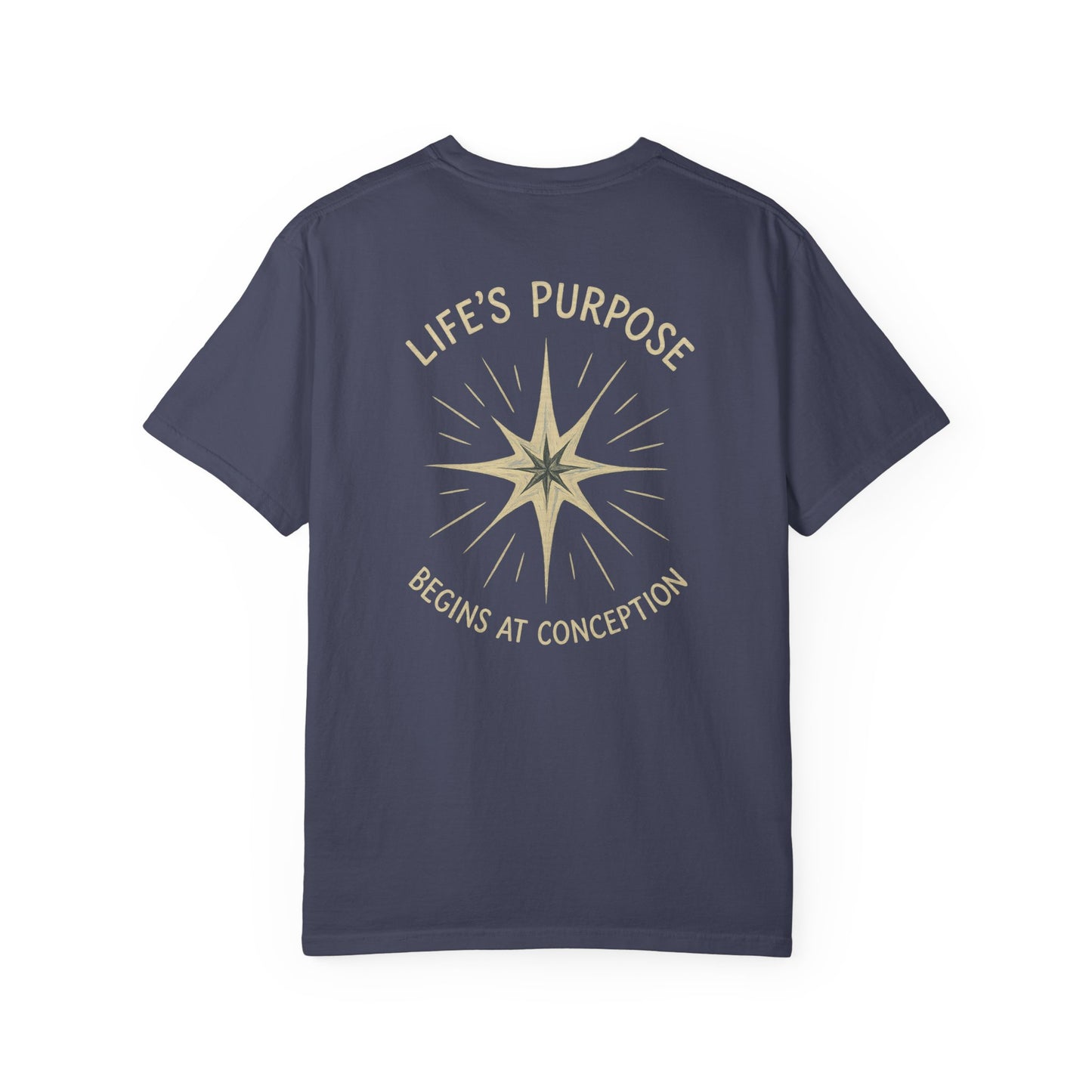 "Life's Purpose Begins at Conception #02", Unisex T-shirt