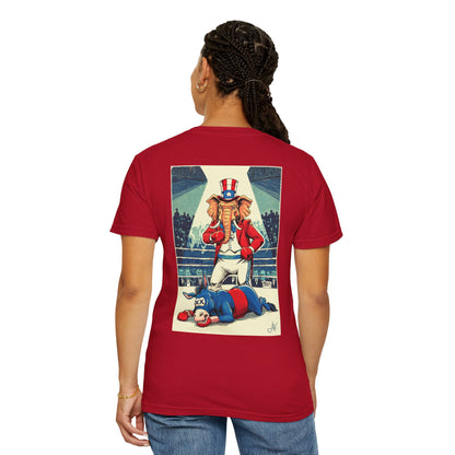 "Brutal Woke Knockout 2024", Unisex T-shirt (Dark Colors)