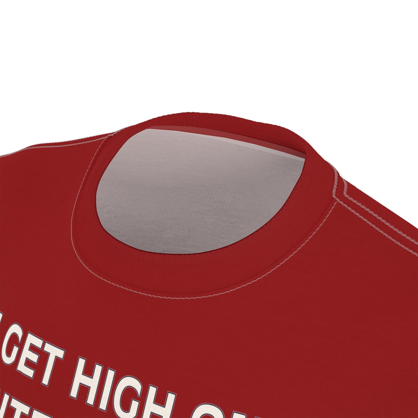 "Intelligent Conversation", Unisex T-shirt (Tanist Red)