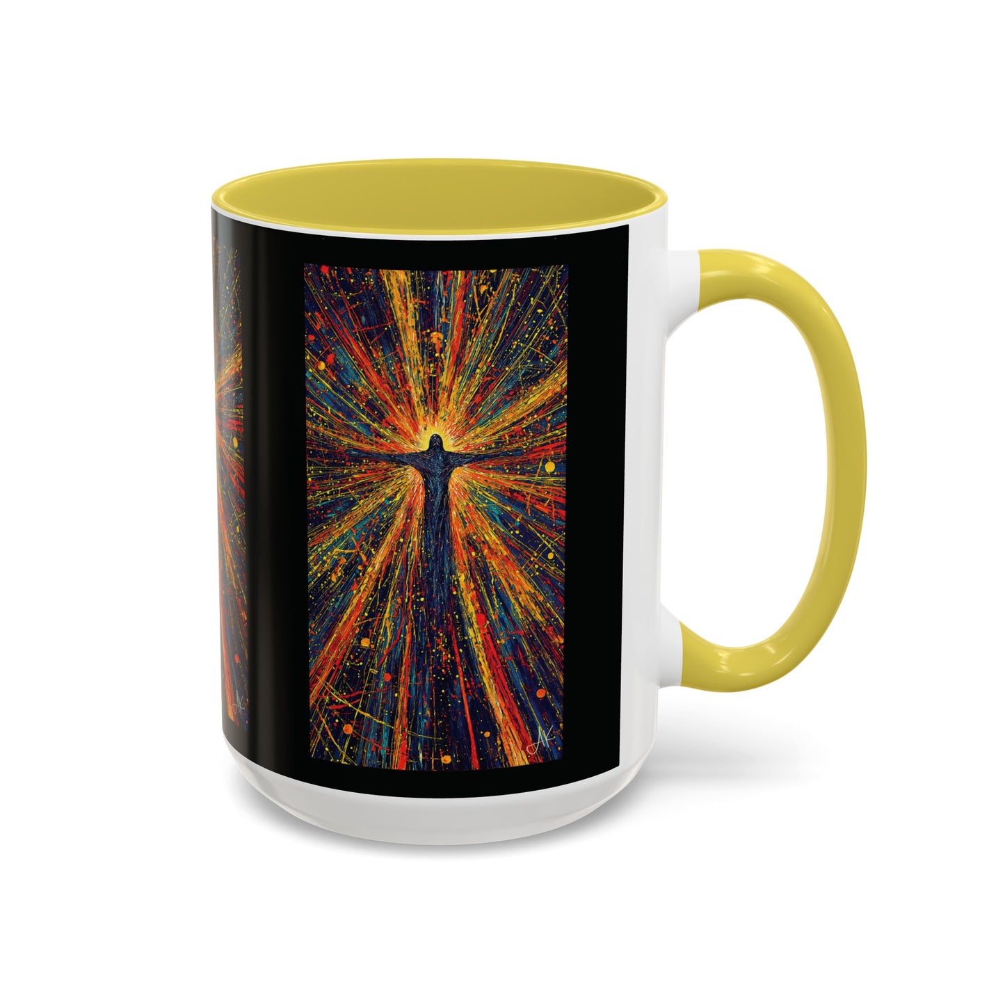 "Born Again in His Radiance - Isaiah 60:1", Colorful Mugs (11oz & 15oz)