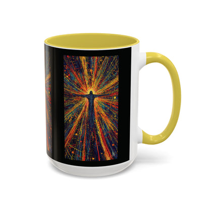 "Born Again in His Radiance - Isaiah 60:1", Colorful Mugs (11oz & 15oz)
