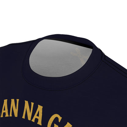 "Clan na Gael - Irish American", Unisex T-shirt (Black Rock Blue)