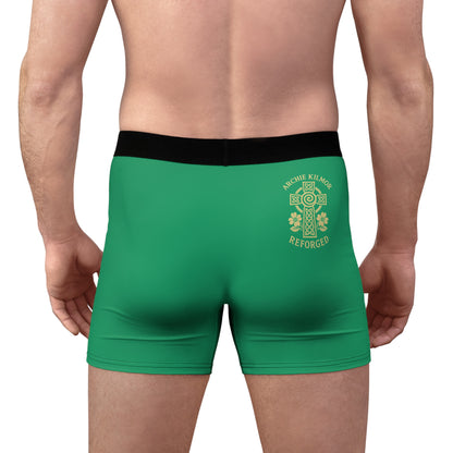 "Archie Kilmor Cross - Reforged" #01, Men's Boxer Briefs (Lagoon Tealgum)