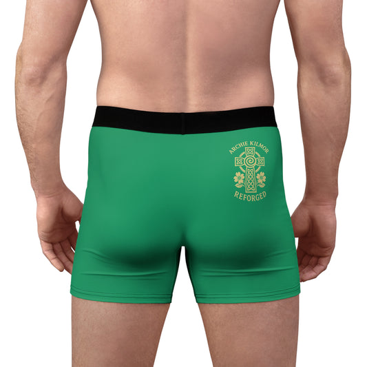 "Archie Kilmor Cross - Reforged" #01, Men's Boxer Briefs (Lagoon Tealgum)