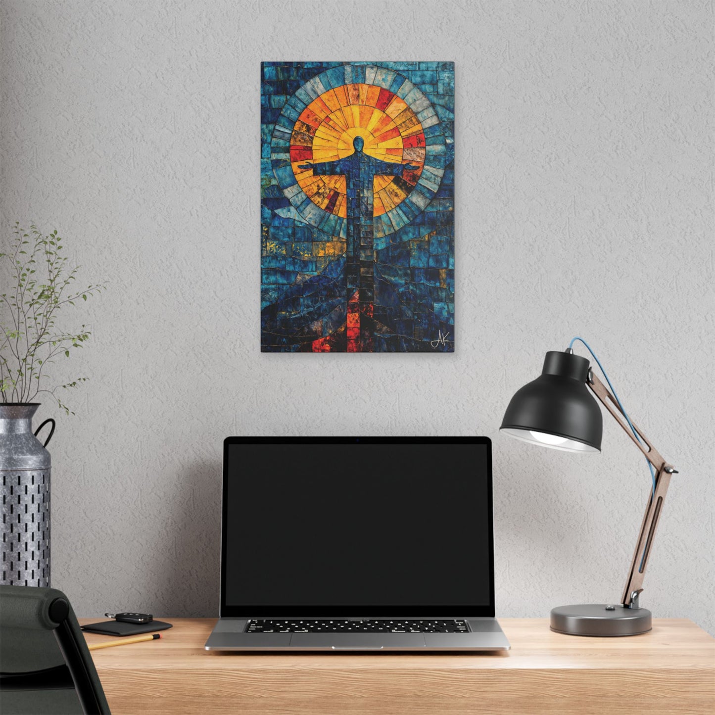 "Alpha and Omega - Revelation 22:13", Stretched Classic Canvas Fine Art Print