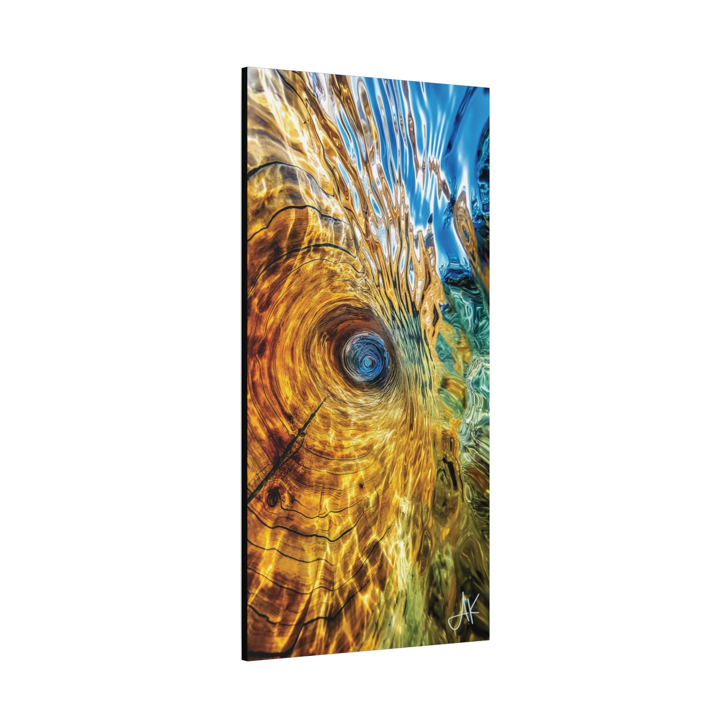 "Tide Hollow – Eye of the Coast", Fine Art Matte Canvas, Stretched, 1.25"