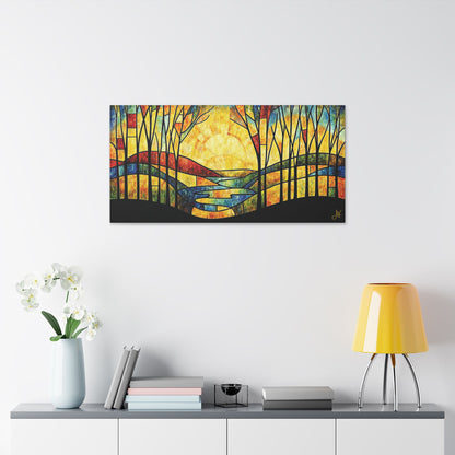 "The Golden Age of Trump", Stretched Classic Canvas Fine Art Print