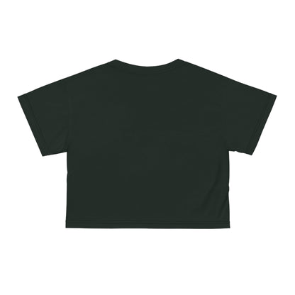 "Nazis were Socialists", Wearable Pattern Art Crop Tee (Jadeblack)